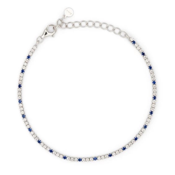 Pulsera Dilvdò TENNIS in Plata Zircone BRTCBBL3+1 - BRTCBBL3+1